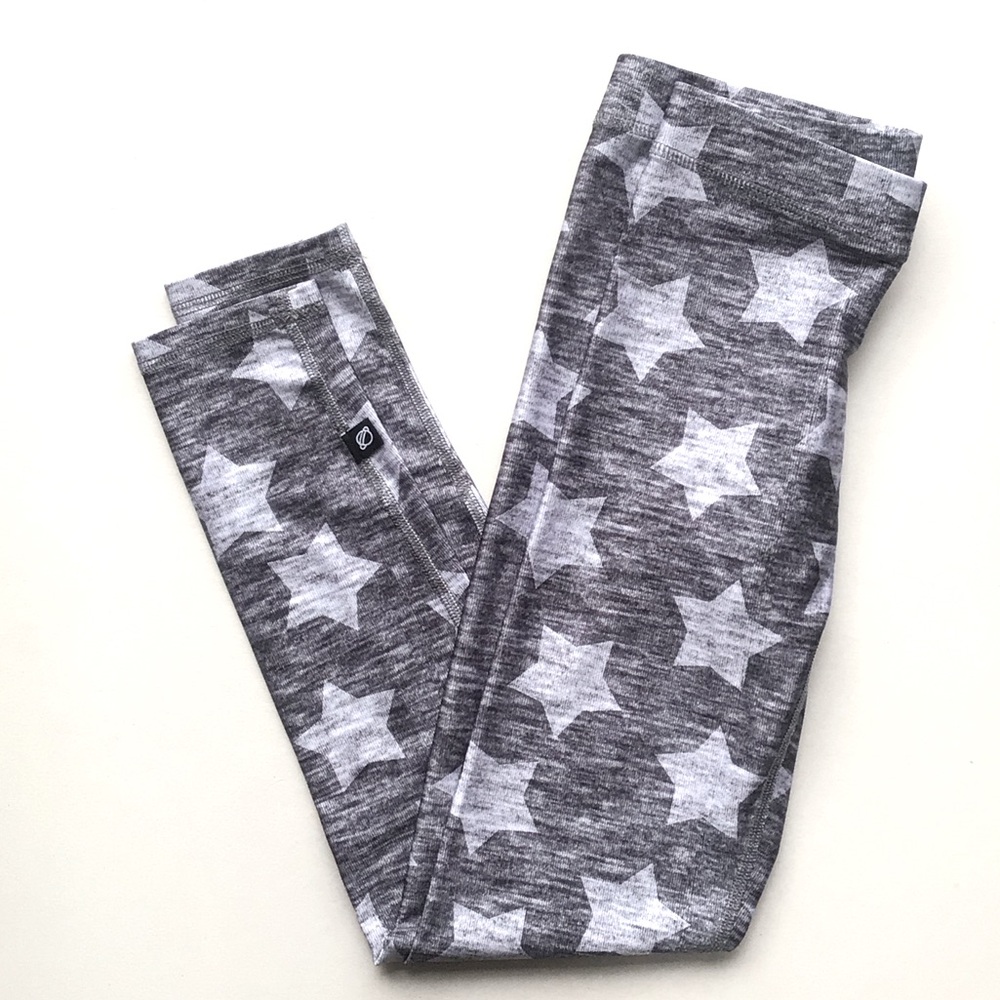 Terez Gray Star leggings